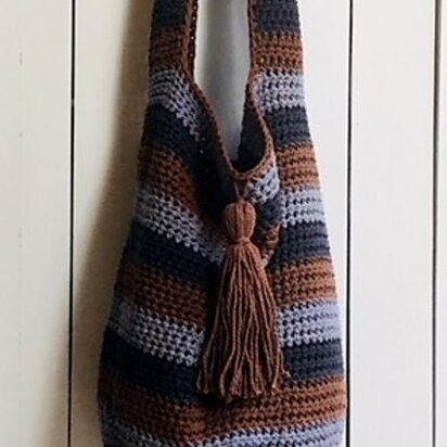 Crochet Bag Pattern: Striped Bag Beauty