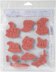 Stampers Anonymous Tim Holtz Cling Stamps 7"X8.5" - Tiny Toadstools