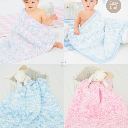 Blankets in Sirdar Snowflake Chunky - 1286 - Downloadable PDF
