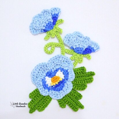 Pansy applique