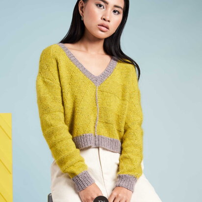 Light Sweater in Rowan Kidsilk Haze & Felted Tweed - ZB301-00004-ENPFR - Downloadable PDF