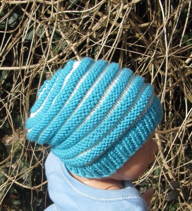 Baby Stripe Slouch Hat