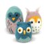 The Crafty Kit Company Owl Family Needle Felting Kit