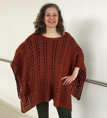 Crochet Poncho Pattern: Perks-Me-Up Poncho