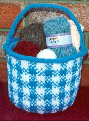 Ice Cream Bucket Knitting Caddy