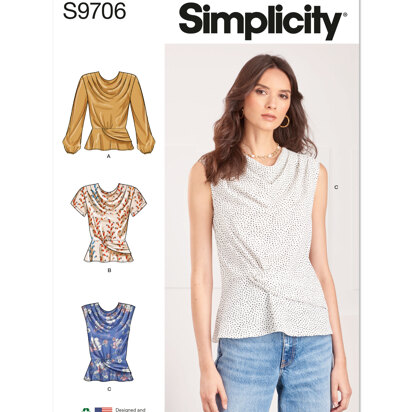 Simplicity Misses' Tops S9706 - Sewing Pattern