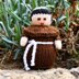 Medieval Monk Doll Knitting Pattern - Toy Knitting Pattern