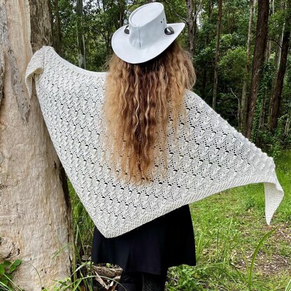 Ever After Rose Shawl