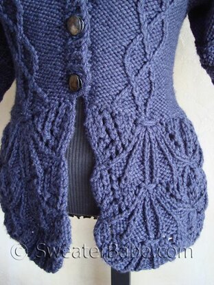 #106 Shawl-Collared Nipped-Waist Cardigan