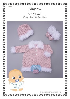 Nancy baby coat knitting pattern newborn