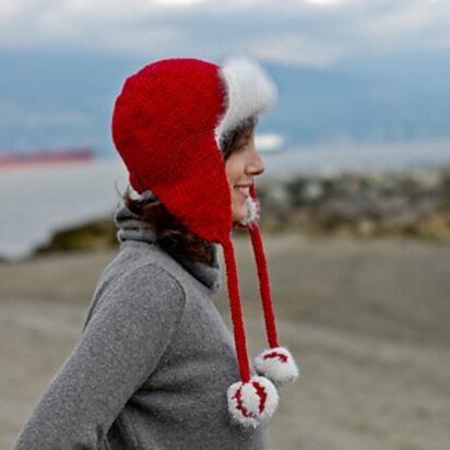 Top Down Trapper Hat - knitting pattern