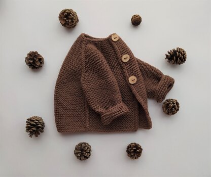 Cedarwood Baby Cardigan | 0-24 months