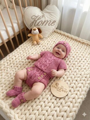 "Orchid" Nappy cover & Top set