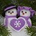 Mr & Mrs Snowman Set