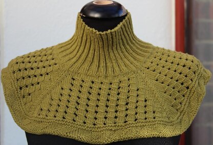 Green Lace Neck Warmer