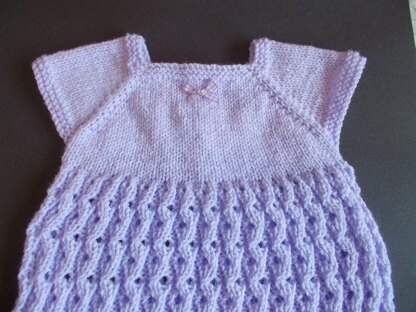Lilac Blossom Baby Dress