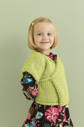 Baby Sprout Kimono in Lion Brand Hometown USA - L0195AD