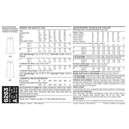 New Look Misses' A- Line Dress 6263 - Paper Pattern, Size A (8-10-12-14-16-18)