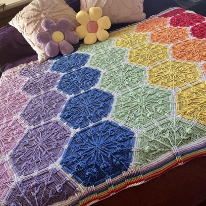 Chasing Rainbows Finding Tulips Blanket