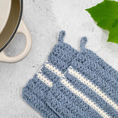 Classic Striped Potholder