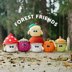 6 CROCHET PATTERNS: Crochet Pumpkin, Crochet Mushroom, Crochet Acorn, Crochet Apple, Crochet Fly Agaric, Crochet Raspberry