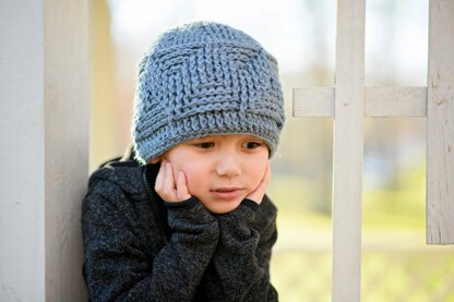 Textured Chevron Beanie