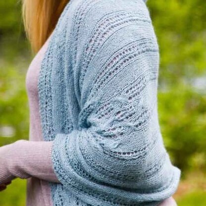 721 Shenandoah Valley Shawl - Knitting Pattern for Women in Valley Yarns 2/14 Alpaca Silk