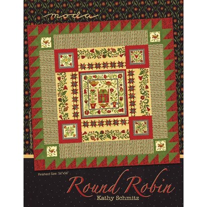 Moda Fabrics Round Robin Quilt - Downloadable PDF