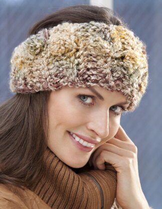 Perfectly Easy Ear Warmer in Red Heart Light & Lofty - LW2568