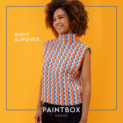 Paintbox Yarns Wavy Slipover PDF (Free)