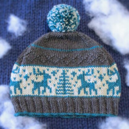 Winter Deer Hat