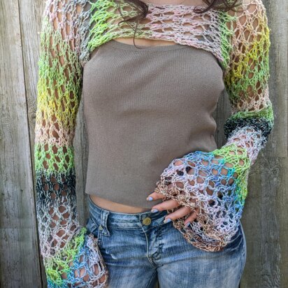 Boho Ombre Shrug