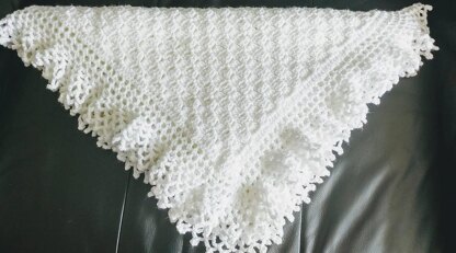 Lacy Baby Afghan/Christening Shawl