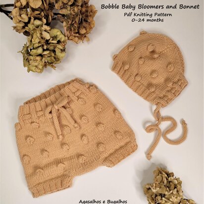Bobble Baby Bloomers and Bonnet | 0-24 months