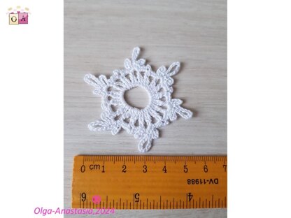 Crochet snowflake 92