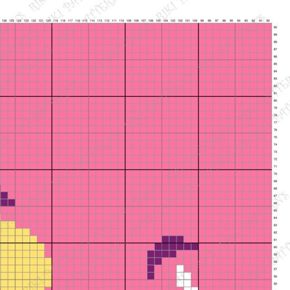 C2C Cheshire Cat Smile Blanket Face Pink Afghan 90x90 Square CROCHET PATTERN