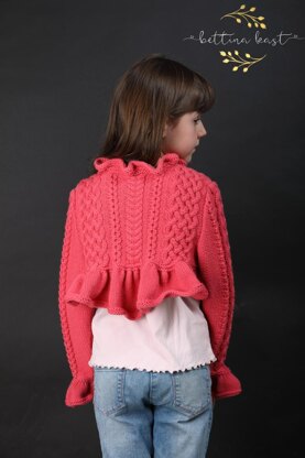 Gabriella - Girl's Romantic Cable Bolero