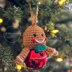 Gingerbread Man Jingle Bell Ornament
