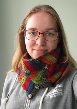 Double Chevron Diamonds Cowl