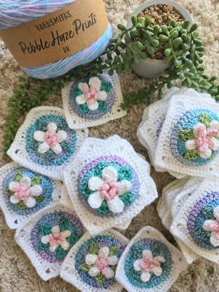 Soft Bundle of Blooms Baby Blanket