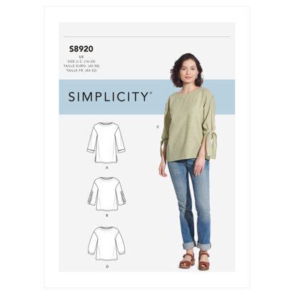Simplicity Misses' Tops S8920 - Sewing Pattern