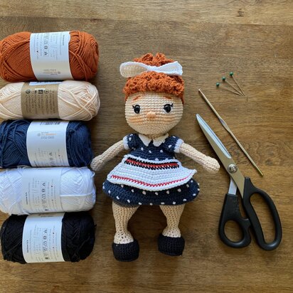 Lucy Ricardo amigurumi doll // I Love Lucy