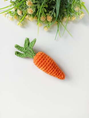 Little carrot, amigurumi food pattern