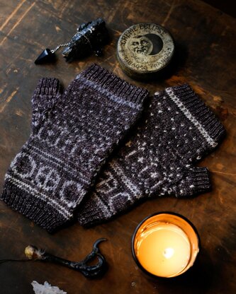 Celestial Fingerless Gloves