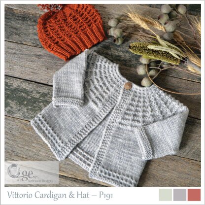 Vittorio Cardigan & Hat – P191