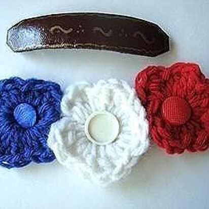 Patriotic Flower | Crochet Pattern  by Ashton11