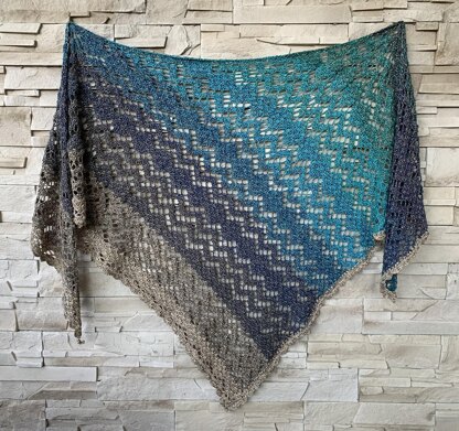 Triangular Scarf "Najade"