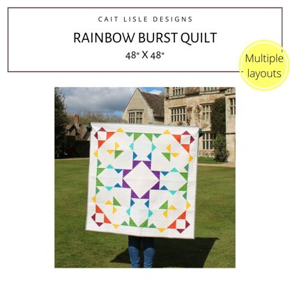 Rainbow Burst Quilt