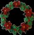 Christmas Poinsettia Wreath