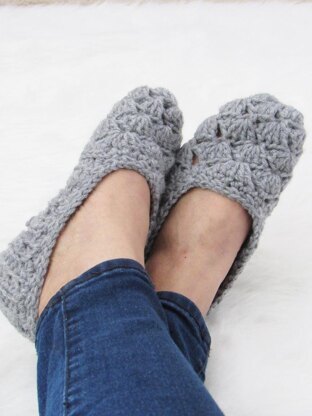 Shell Slipper Crochet Pattern